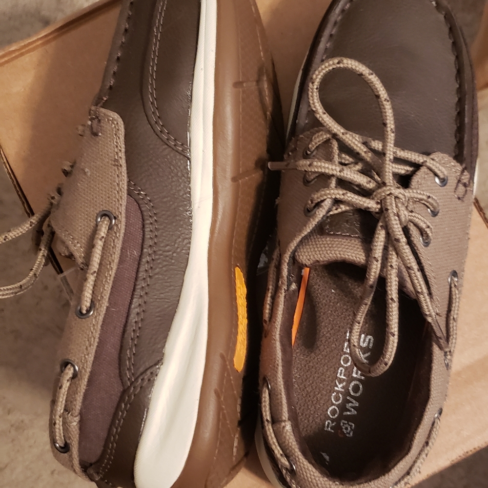 Womens Rockport Works steel toe shoe size 9